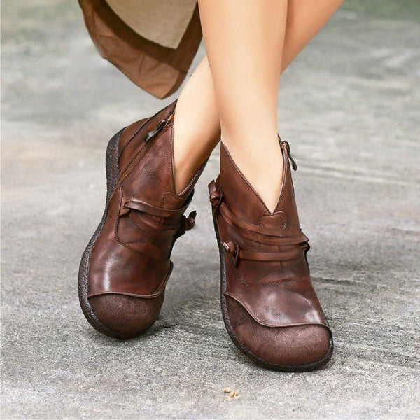 Women Flat ankle boot